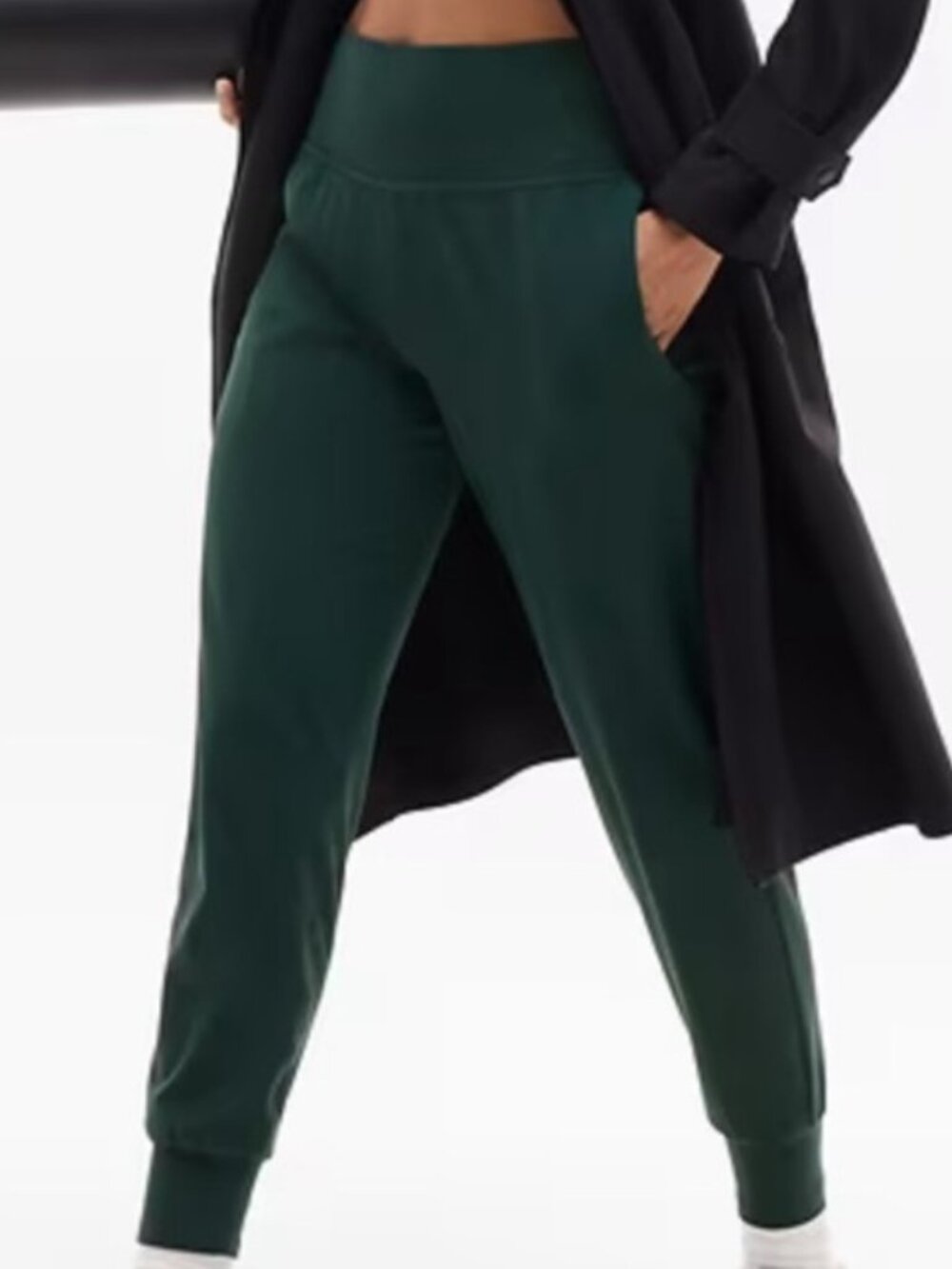 Athleta Salutation Jogger High Rise Lounge Pants - Size S -  Forest Green